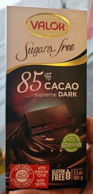 85% Cacao 0% Azúcares añadidos