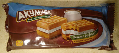 Венские вафли с нежным йогуртом